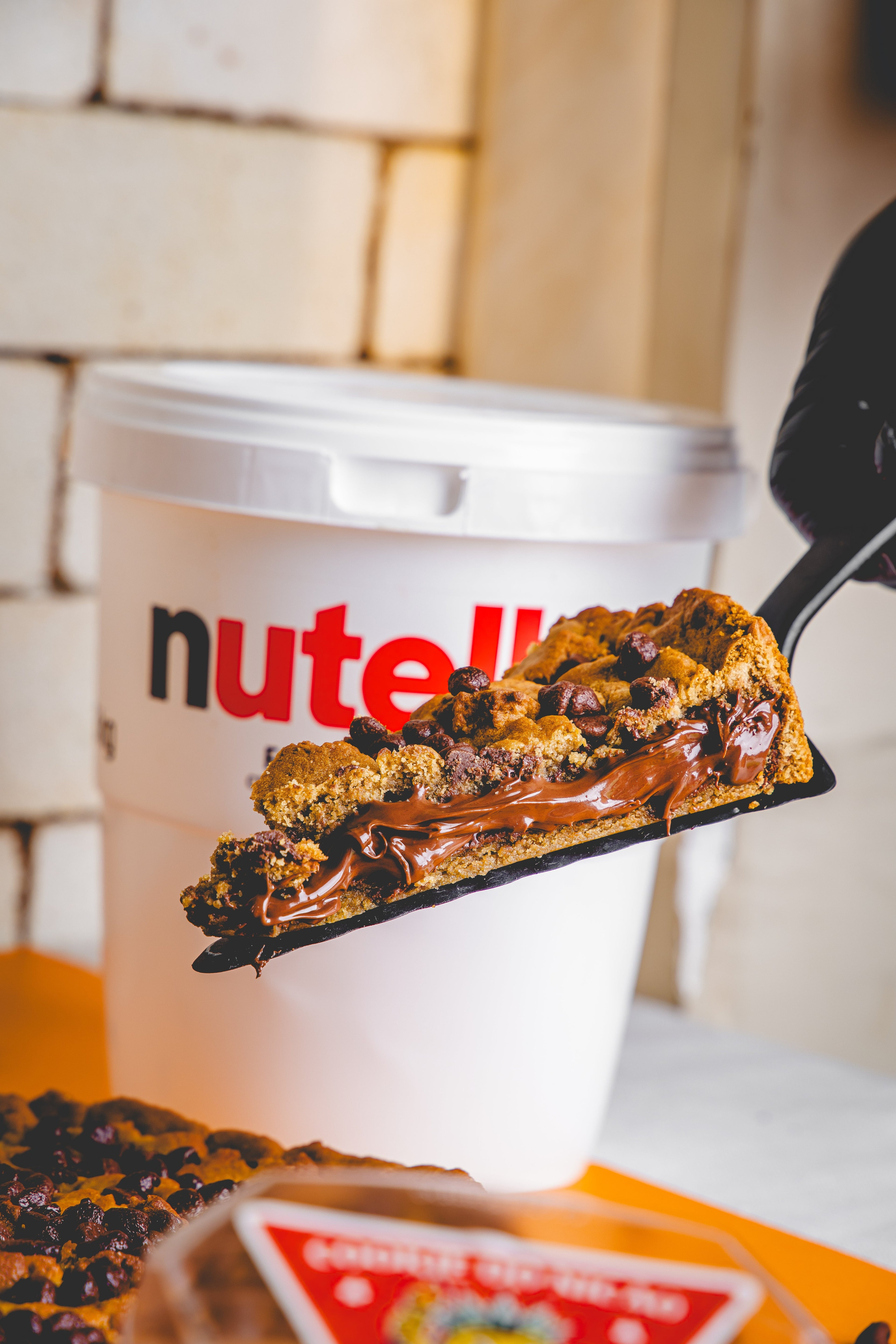 Fatia Torta Cookie Nutella